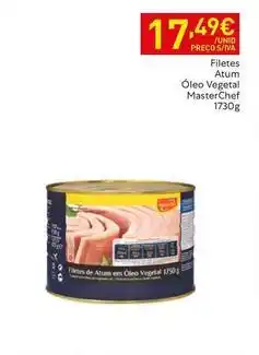 Recheio Masterchef - filetes atum oleo vegetal promoção