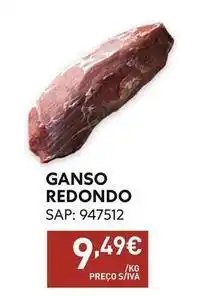 Recheio Ganso redondo promoção