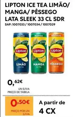 Recheio Lipton - ice tea limao/manga/pêssego promoção