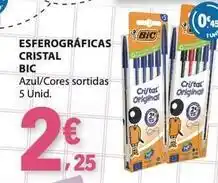 E.Leclerc Bic - esferográficas cristal promoção