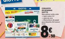 E.Leclerc Giotto - conjunto de desenho promoção