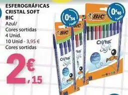 E.Leclerc Bic - esferográficas cristal soft promoção