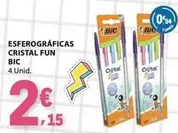 E.Leclerc Bic - esferográficas cristal fun promoção