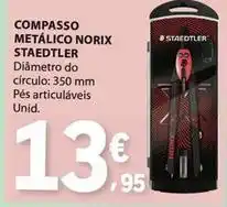E.Leclerc Staedtler - compasso metálico norix promoção