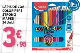 E.Leclerc Maped - lápis de cor color'peps strong promoção