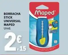 E.Leclerc Maped - borracha stick universal promoção
