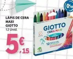 E.Leclerc Giotto - lapis de cera maxi promoção