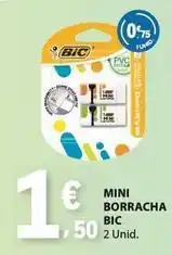 E.Leclerc Bic - mini borracha promoção