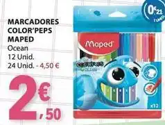 E.Leclerc Maped - marcadores color' peps promoção