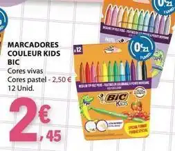 E.Leclerc Bic - marcadores couleur kids promoção