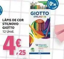 E.Leclerc Giotto - lapis de cor stilnovo promoção