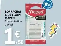 E.Leclerc Maped - borrachas kidy learn promoção