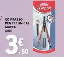 E.Leclerc Maped - compasso pen technical promoção