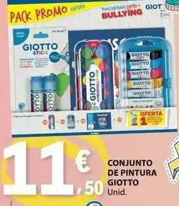 E.Leclerc Giotto - conjunto de pintura promoção
