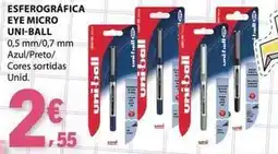 E.Leclerc Esferográfica eye micro uni-ball promoção