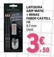 E.Leclerc Faber castell - lapiseira grip matic + minas promoção