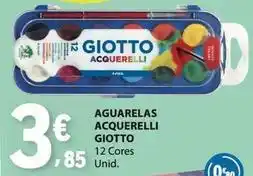 E.Leclerc Giotto - aguarelas acquerelli promoção