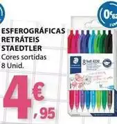 E.Leclerc Staedtler - esferográficas retratais promoção