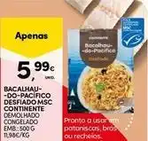 Continente Bom dia Continente - bacalhau-do-pacifico desfiado msc promoção