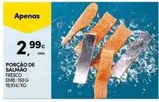 Continente Bom dia Aqui é fresco - porção de salmão promoção