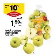 Continente Bom dia Continente - maçã golden promoção