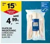 Continente Bom dia Filete de paloco msc promoção
