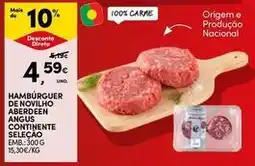 Continente Bom dia Angus - hambúrguer de novilho aerdecen angus continente selecao promoção