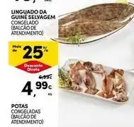 Continente Bom dia Linguado da guine selvagem promoção