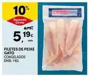 Continente Bom dia Filetes de peixe gato promoção