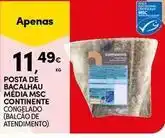 Continente Bom dia Continente - posta de bacalhau media msc promoção