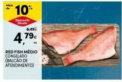 Continente Bom dia Red fish medio congelado promoção