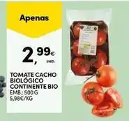 Continente Bom dia Continente bio - tomate cacho biologico promoção