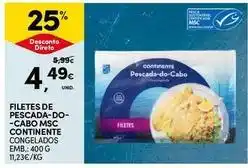 Continente Bom dia Continente - filetes de pescada-do-cabo msc promoção