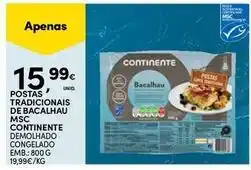 Continente Bom dia Continente - tradicionais de bacalhau msc promoção