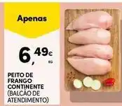 Continente Bom dia Continente - peito de frango promoção