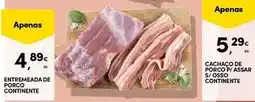 Continente Bom dia Continente - cachaco de porco p/ assam promoção
