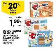 Continente Bom dia A vaca que ri - palitos queijo palitos original/light/pizza a vaca promoção