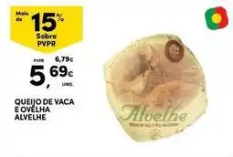 Continente Bom dia Alvelhe - queijo de vaca e ovelha promoção