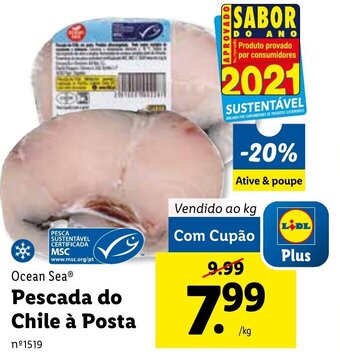 Lidl Ocean Sea Pescada do Chile à Posta promoção