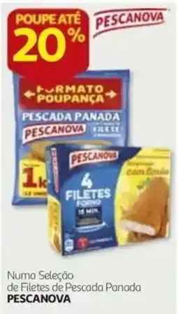 Auchan Filetes de Pescada Panada Pescanova promoção