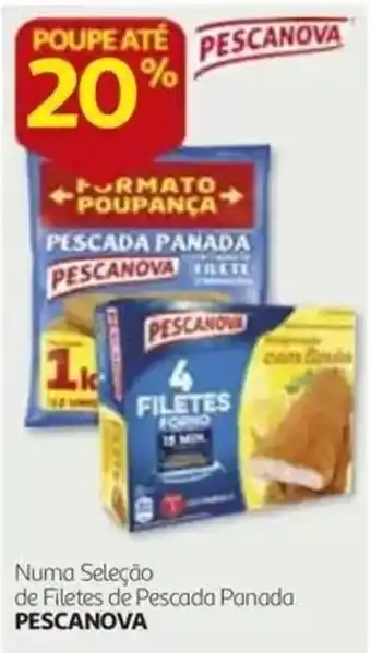 Auchan Filetes de Pescada Panada Pescanova promoção