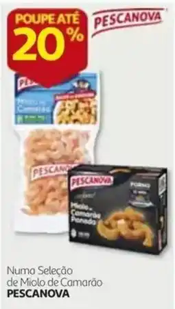 Auchan miolo de camarão pescanova promoção