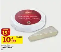 Auchan Queijo Brie Saint Benoit promoção