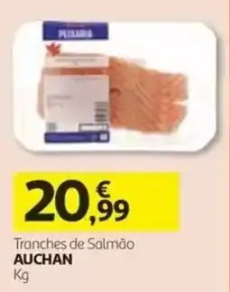 Auchan Tranches de Salmão Auchan promoção