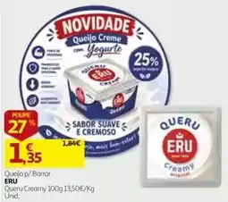 Auchan Queijo creme eru promoção
