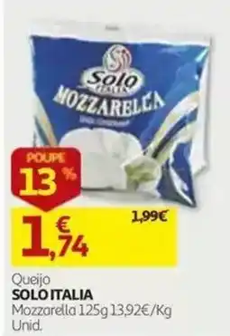Auchan Queijo solo italia promoção