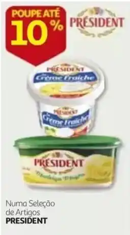 Auchan Creme fraiche president promoção