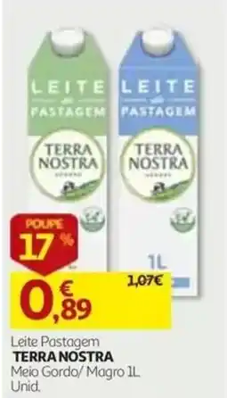Auchan Leite Pastagem Terra Nostro promoção