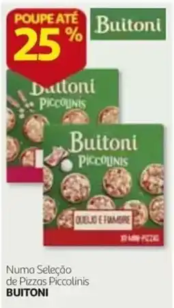Auchan Pizzas Piccolinis Buitoni promoção