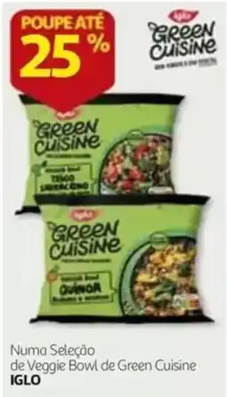 Auchan Veggie Bowl de Green Cuisine IGLO promoção